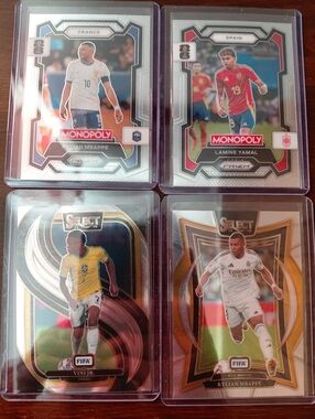 Panini Soccer Card Lot - Silver, Red, Blue, Gold
